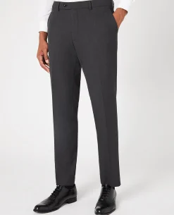 Tapered Leg Stretch Formal Trousers