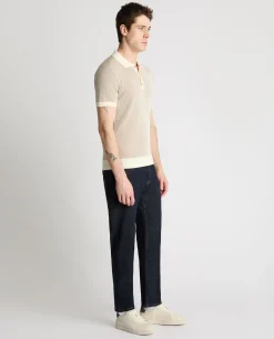 Textured Knit Polo