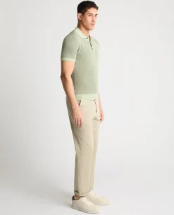 Textured Knit Polo